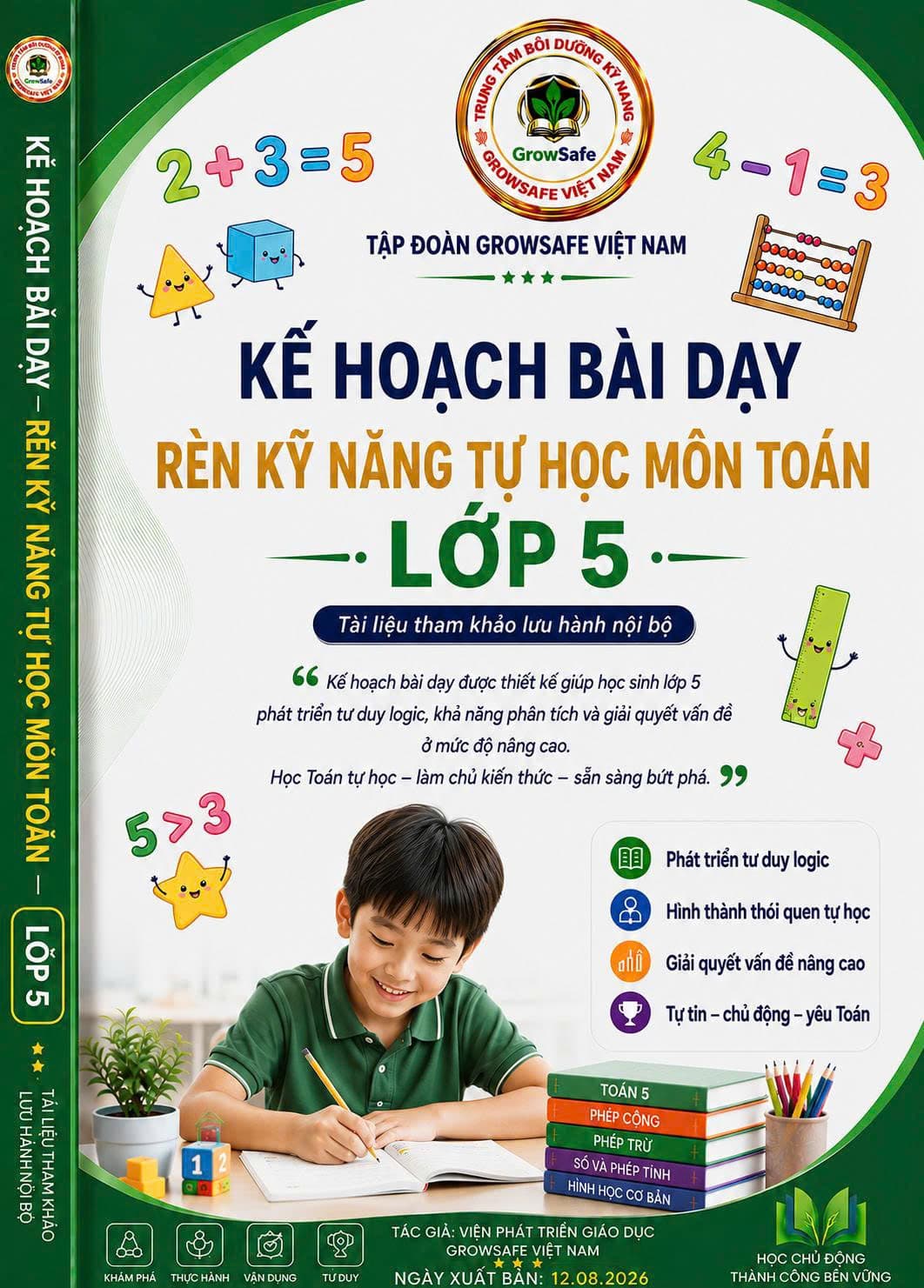 BỘ KẾ HOẠCH BÀI DẠY RÈN KỸ NĂNG TỰ HỌC MÔN TOÁN LỚP 5