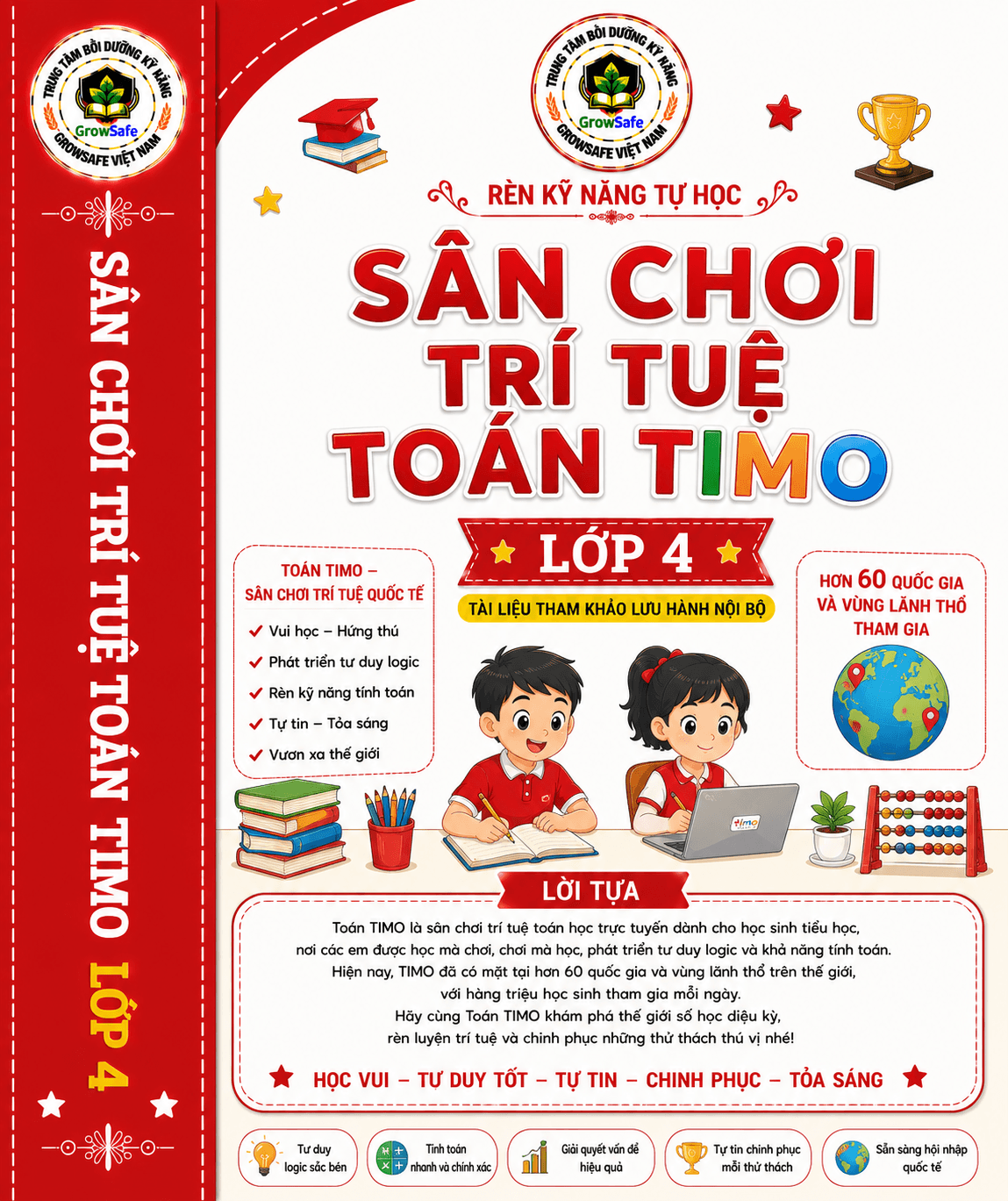 TOÁN TIMO LỚP 4 – BỨT PHÁ TƯ DUY, NÂNG CAO NĂNG LỰC, TỰ TIN CHINH PHỤC THỬ THÁCH