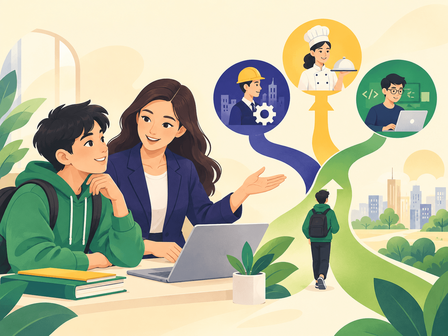 Chương trình hướng nghiệp và đào tạo nghề