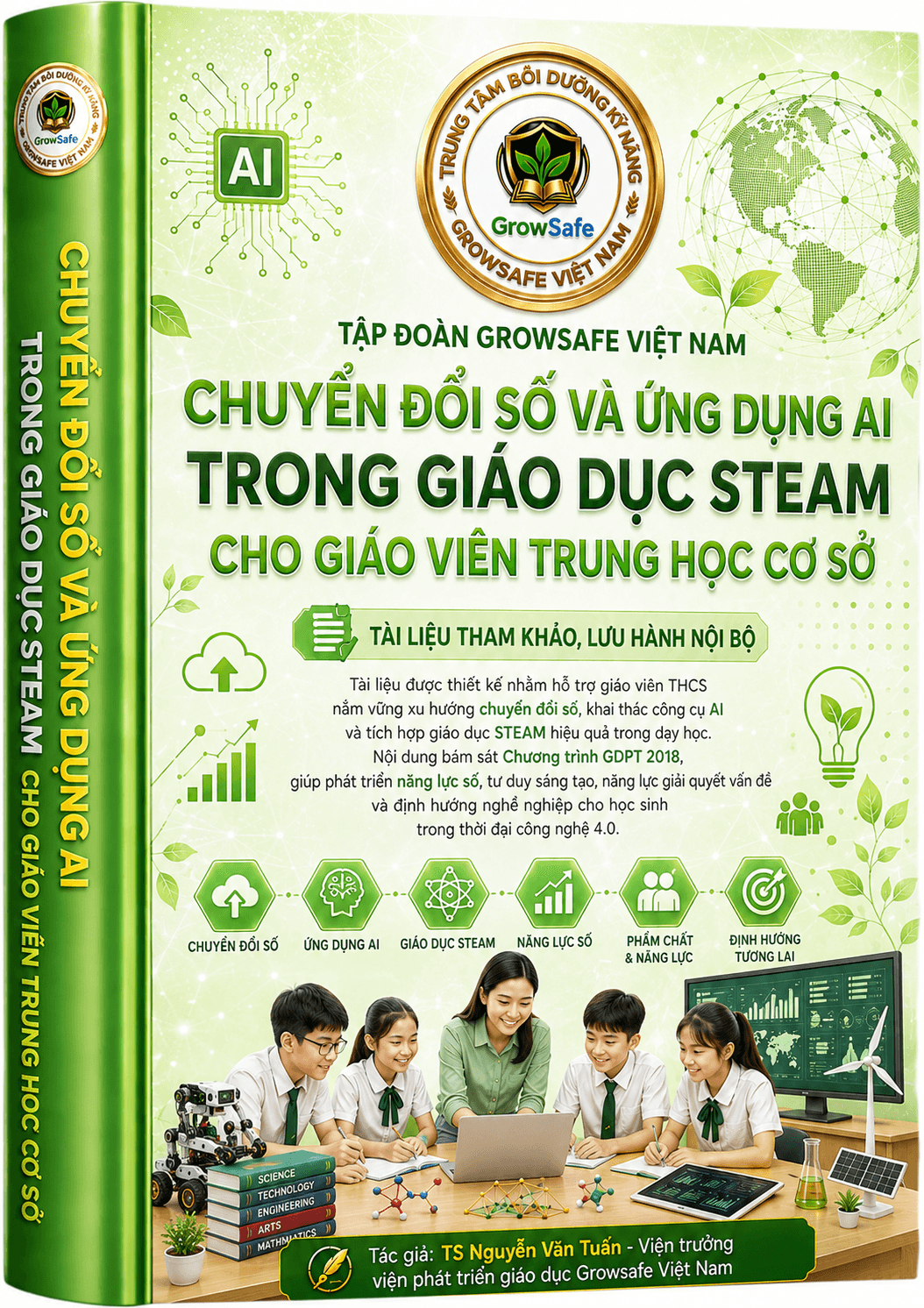 CHUYỂN ĐỔI SỐ VÀ ỨNG DỤNG AI TRONG GIÁO DỤC STEAM CHO GIÁO VIÊN TRUNG HỌC CƠ SỞ